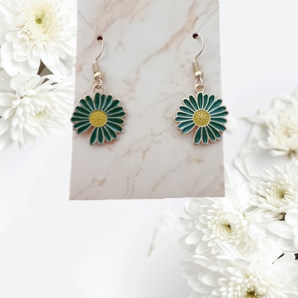 Flower Charm Earrings - Picture 6 of 15